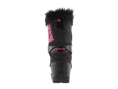 NIB*DC CHALET LE WINTER BOOTS*BLACK/CRAZY PINK*SZ XL*FITS SZ US 9 11*