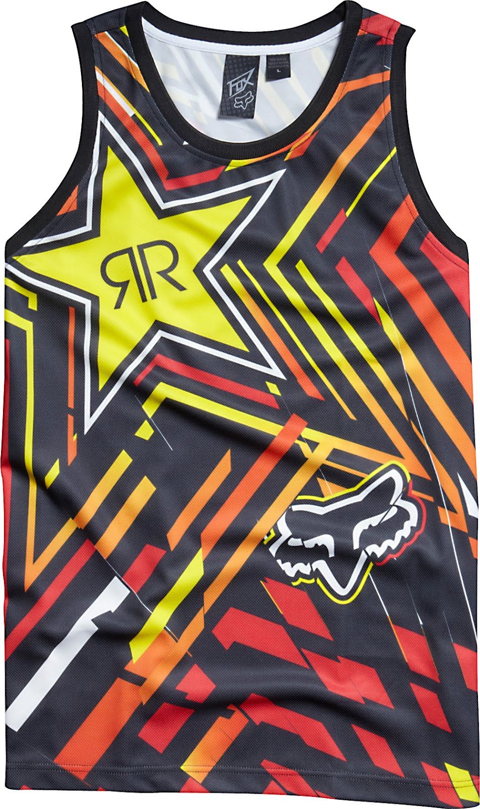 Fox Racing Rockstar Energy Drink Spike Vortex Basketball Jersey / Tank