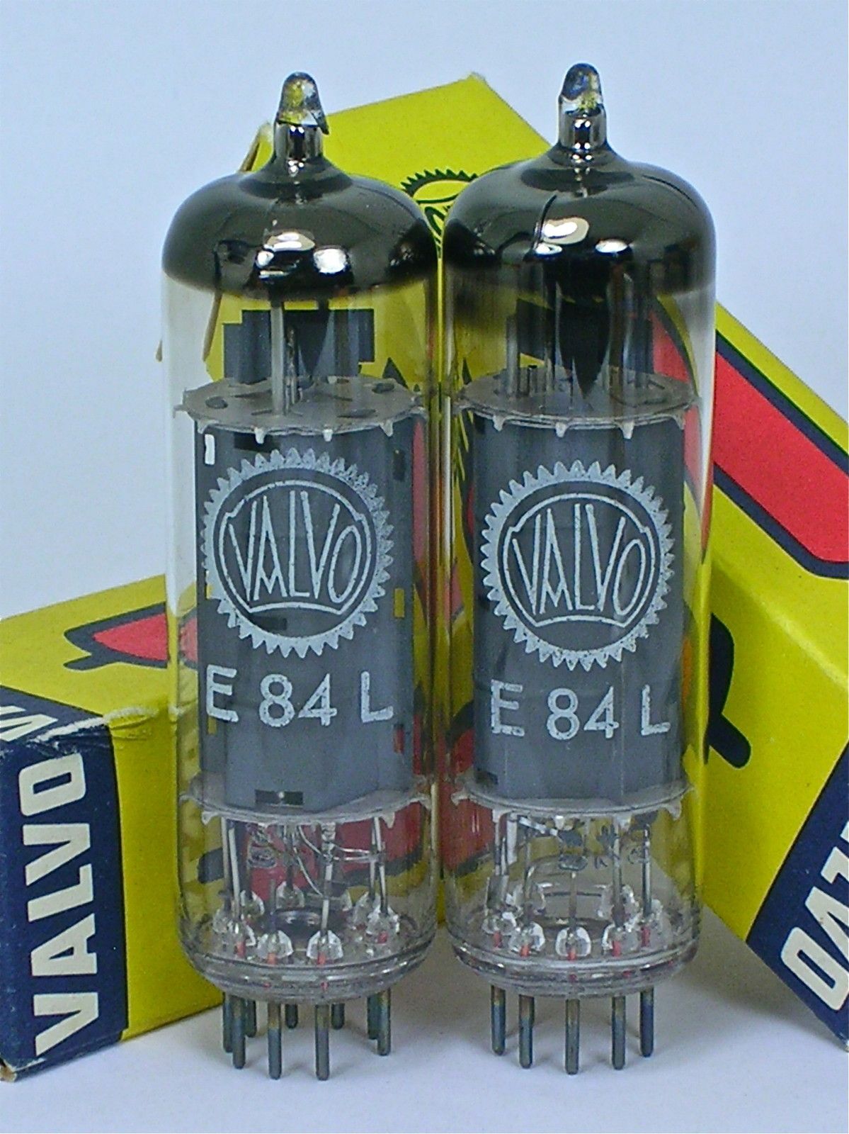 NOS E84L 7320 EL84 VALVO SIEMENS MATCHED PAIR TUBES AMPLITREX DIGITAL