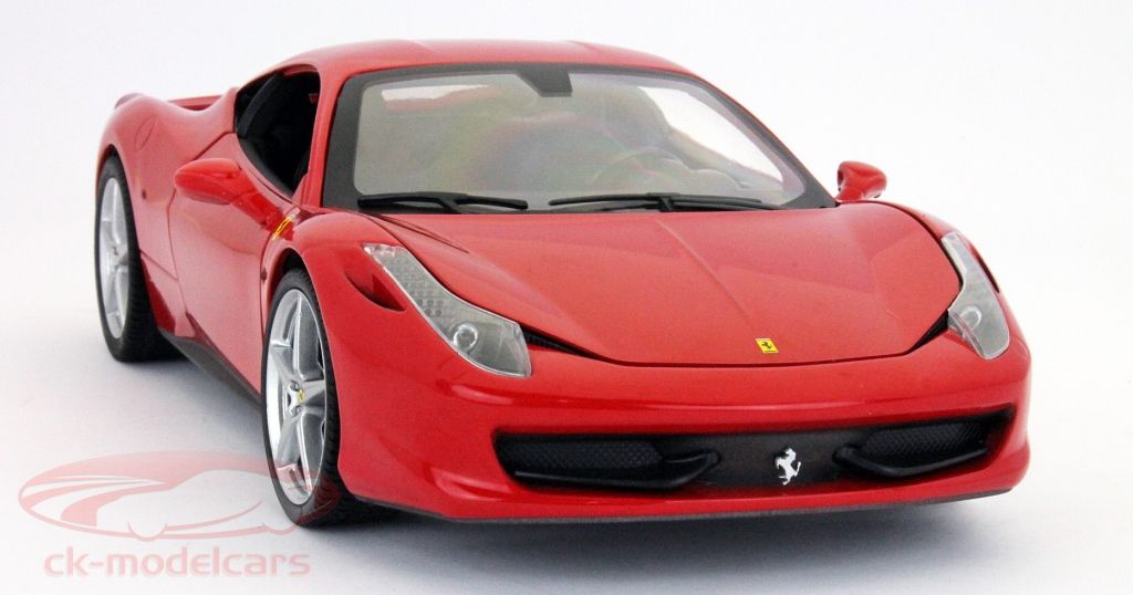 manufacturer HotWheels scale 118 vehicle Ferrari 458 Italia