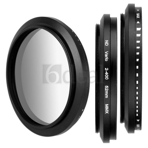  Adjustable Neutral Density ND Fader Filter ND2 ND4 ND8 to ND400