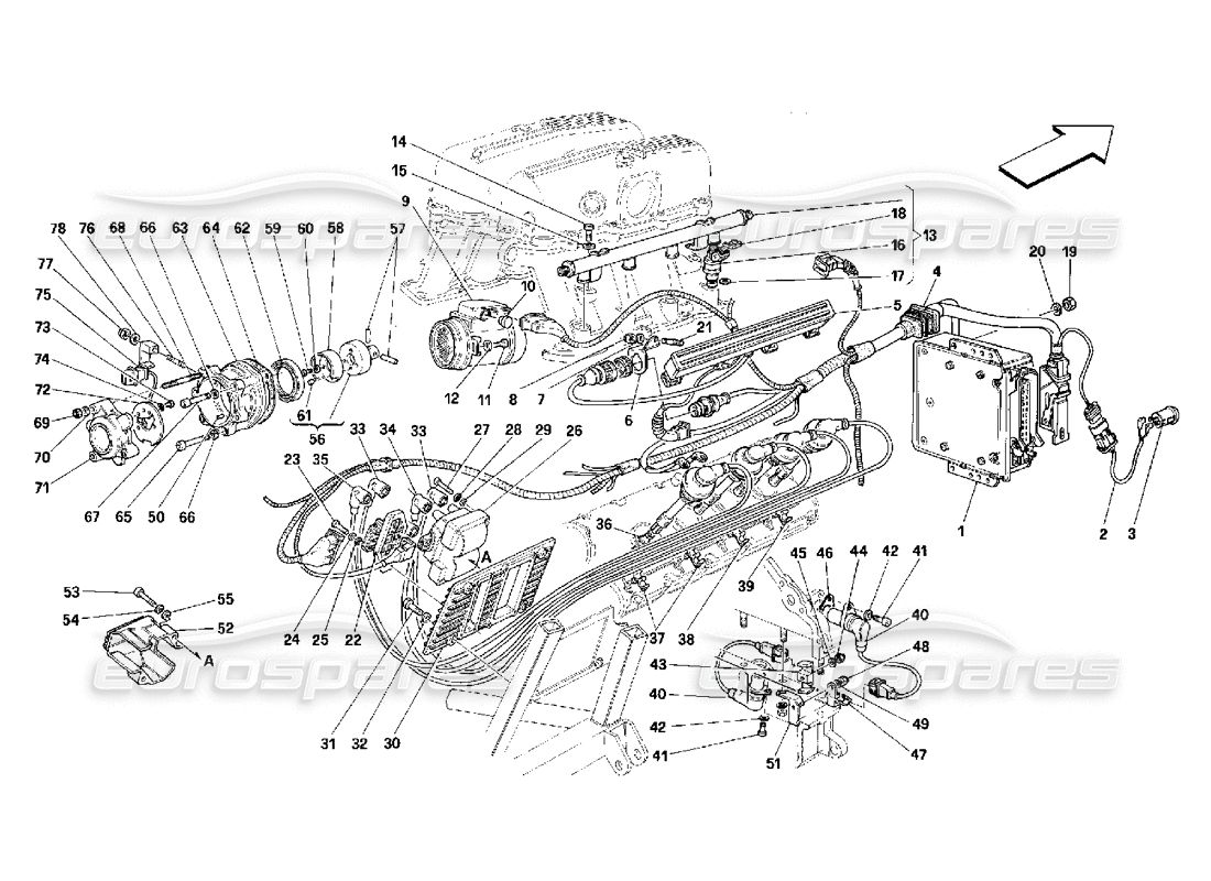 Ferrari 348,512 Angular Speed Sensor, # 130975