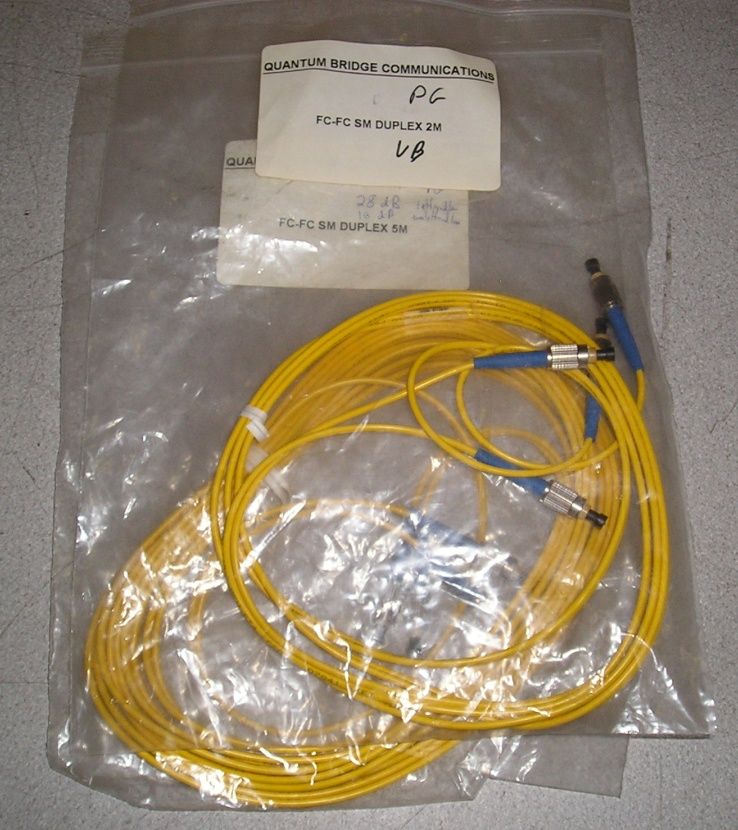  Bridge Comm FC FC 2M Single Mode Duplex Fiber Optic Patch Cable