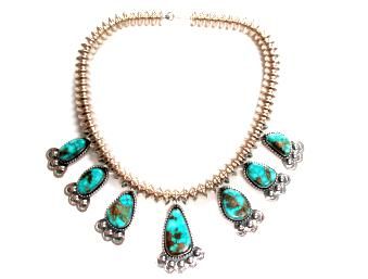 Ernest Roy Begay Easter Blue Turquoise Choker Gorgeous