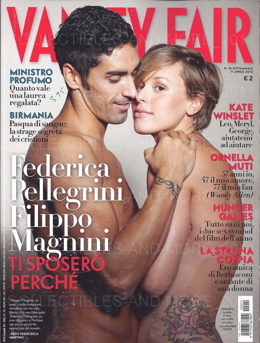 FEDERICA PELLEGRINI FILIPPO MAGNINI Italian Vanity Fair Italy 4 11 12