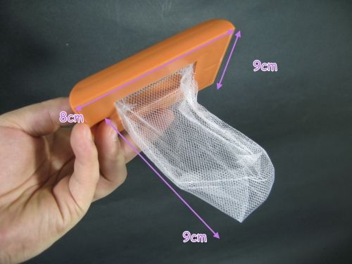 Meshed Feed Flexible Fish Feeding Net L Food Tropical