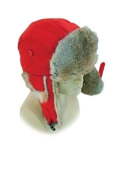 Eskimo Ice Fishing Gear New Bomber Aviator Rabbit Fur Lined Taslan Hat