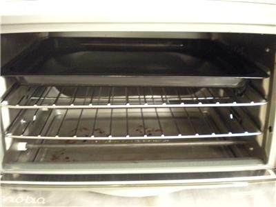 Euro Pro 0 6 CU ft Convection Toaster Oven Black Silver TO161