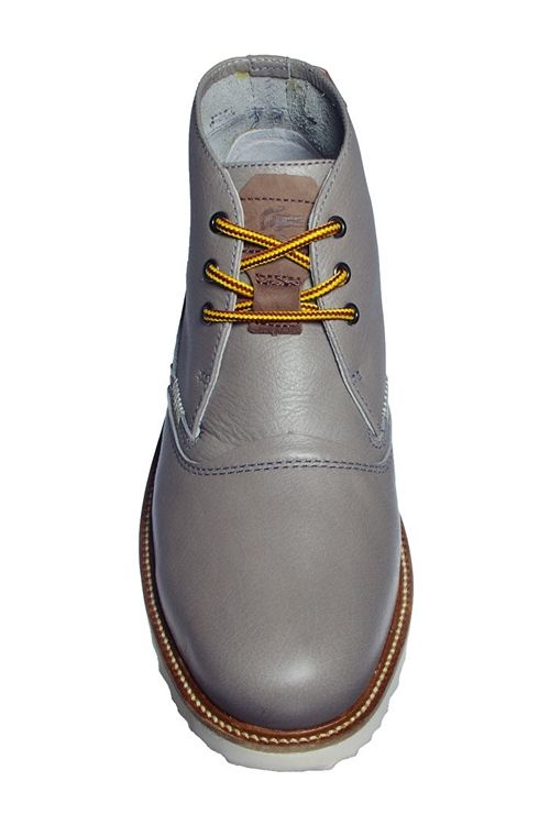 Lacoste Mens Boots Farmington SRM Dark Grey Leather 7 24SRM2255248 Sz