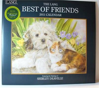 Great 2011 Lang Best of Friends 13 1/4 x 12 Wall Calendar. Features