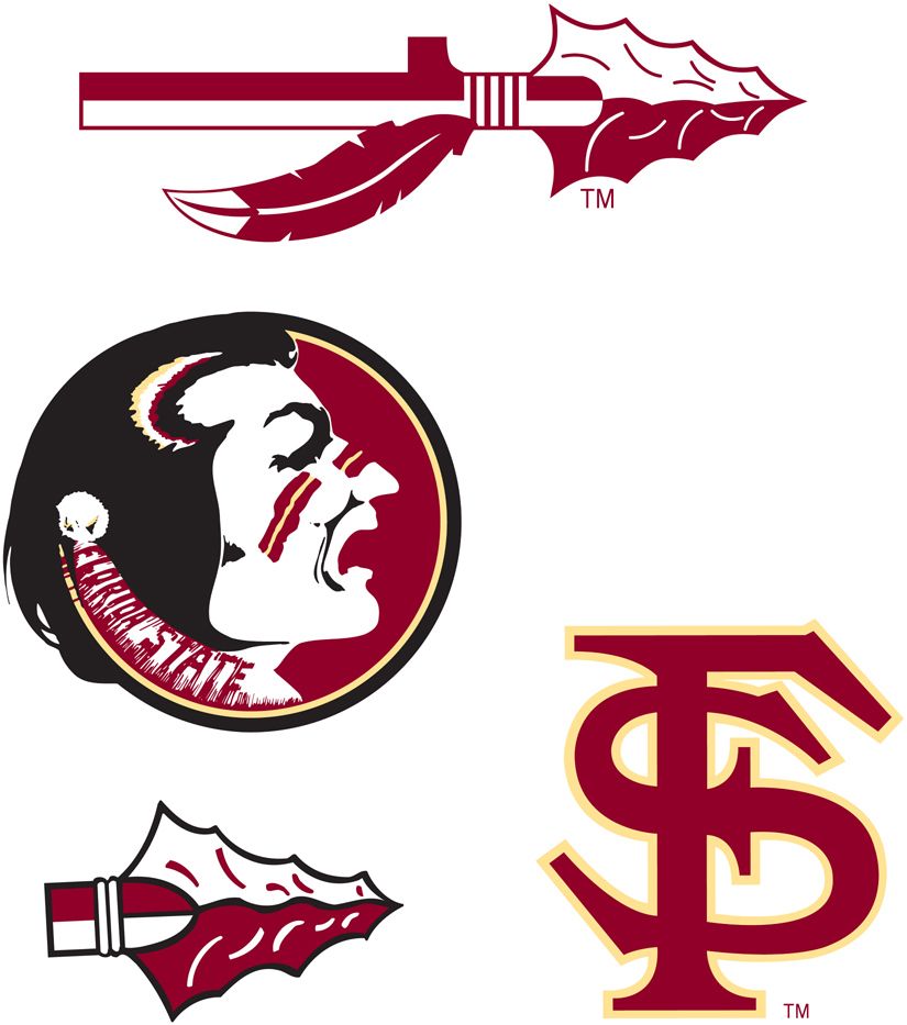 New Fathead NCAA Teammates Florida State FSU Seminoles 4 Mini Dorm