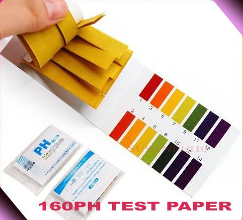 160 Full Range pH 1 14 Test Paper Indicator Litmus Strips Tester Urine