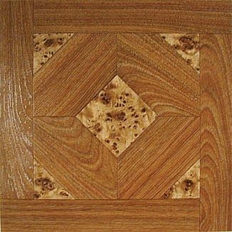 Wood Vinyl Floor Tile 36 Pcs Self Adhesive Flooring   Actual 12 x 12