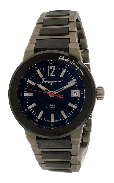 Salvatore Ferragamo F 80 Automatic Ceramic Black Men’s Watch