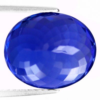 24Ct GIA CERTIFIED  TOP LUSTER GOOD FIRE 5*GRADE TANZANITE