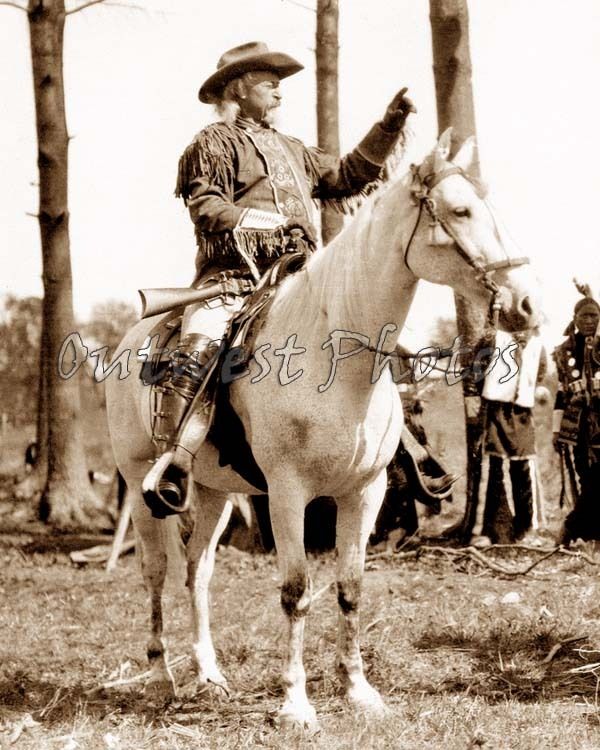 1872 1908 WILLIAM F CODY BUFFALO BILL OLD WILD WEST SHOW COWBOY HUNTER