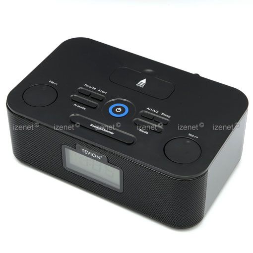 Station Dock Speaker  with FM Radio Clock Alarm iPhone 3G 3GS 4 4S