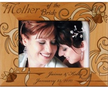 Personalized Mother of The Bride Wedding Picture Frame