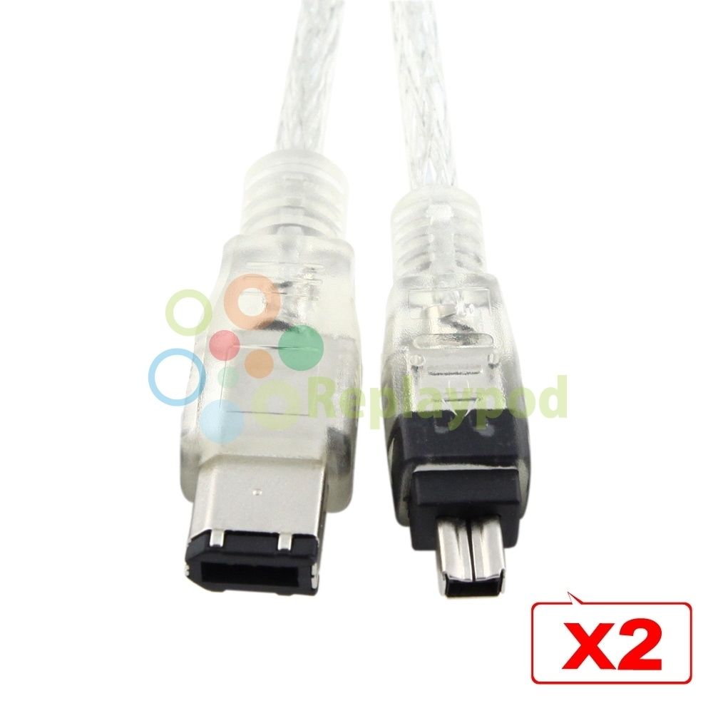 Firewire DV Cables Camcorder for Canon Sony Shap JVC