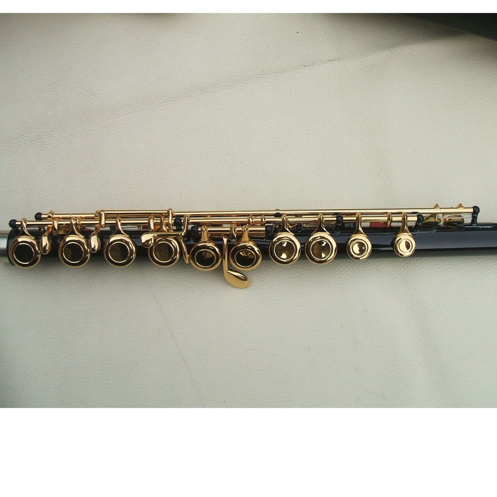 16 Close Holes Black Flute Gilded Parts Fine Tone E Key