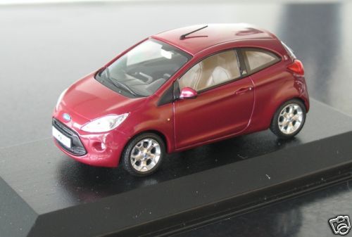 Wonderful modelcar Ford Ka 2009 in Burgundyred 1 43