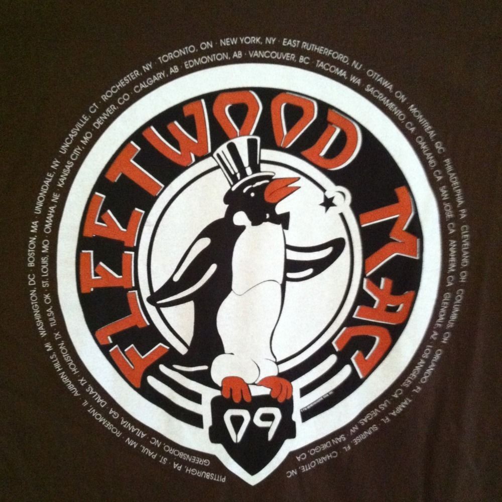 Fleetwood Mac Unleashed Tour 2009 T Shirt