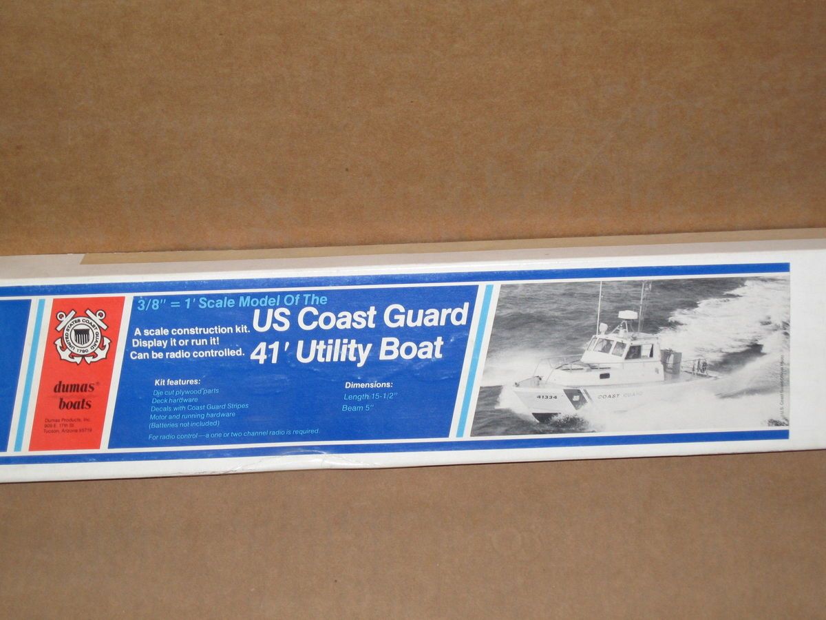 Dumas Boat 41 ft Coast Guard New in Box 1216