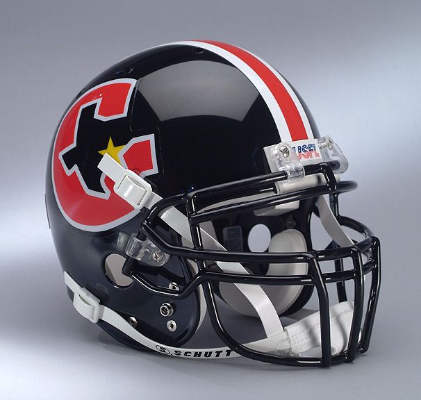 Houston Gamblers USFL Schutt Authentic Football Helmet