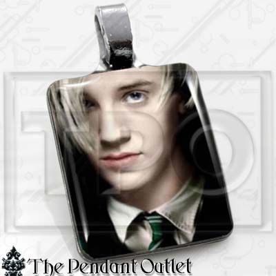 Draco Slytherin Tom Felton Harry Potter Photo Necklace