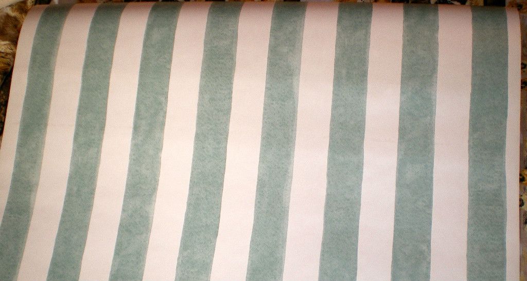 Soft Green Ivory Stripe Chesapeake BF3511 6 Wallpaper