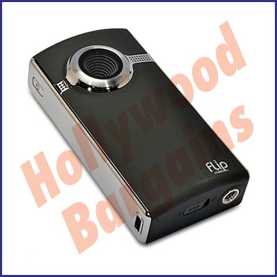 8GB HD Flip UltraHD Pocket Digital Camcorder Black 8 GB