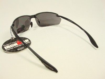 Foster Grant Sports Iron Man Guard Black Sunglasses New