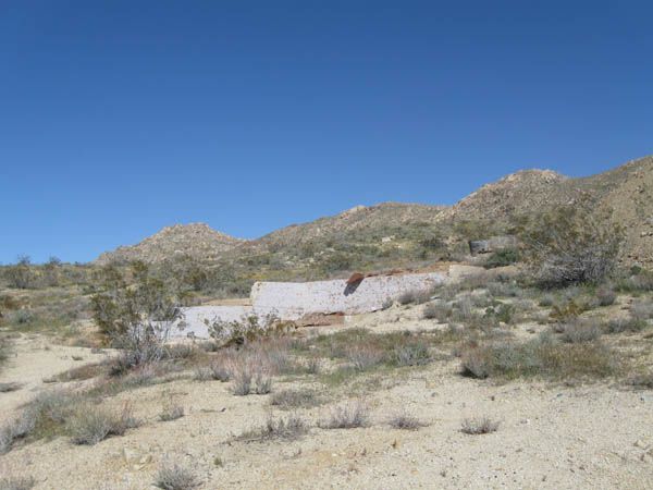 View of the Mill and Foundations ~ From the Tailings Pile