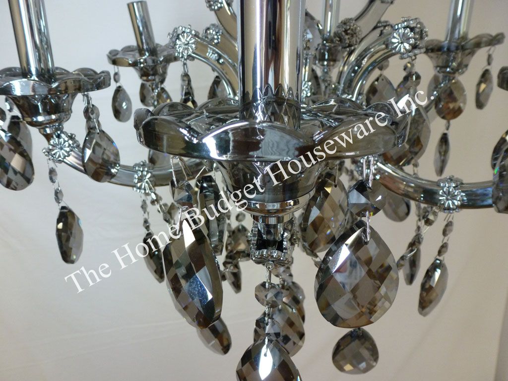  Lights 6 Lights Crystal Ceiling Flush Mount Fixture Dining 2