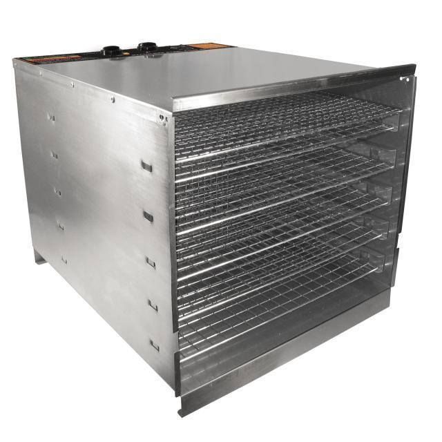 Stainless Steel Food Dehydrator Jerky Maker 10 Trays New