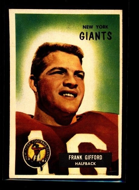 1955 Bowman 7 Frank Gifford Giants VGEX 016705