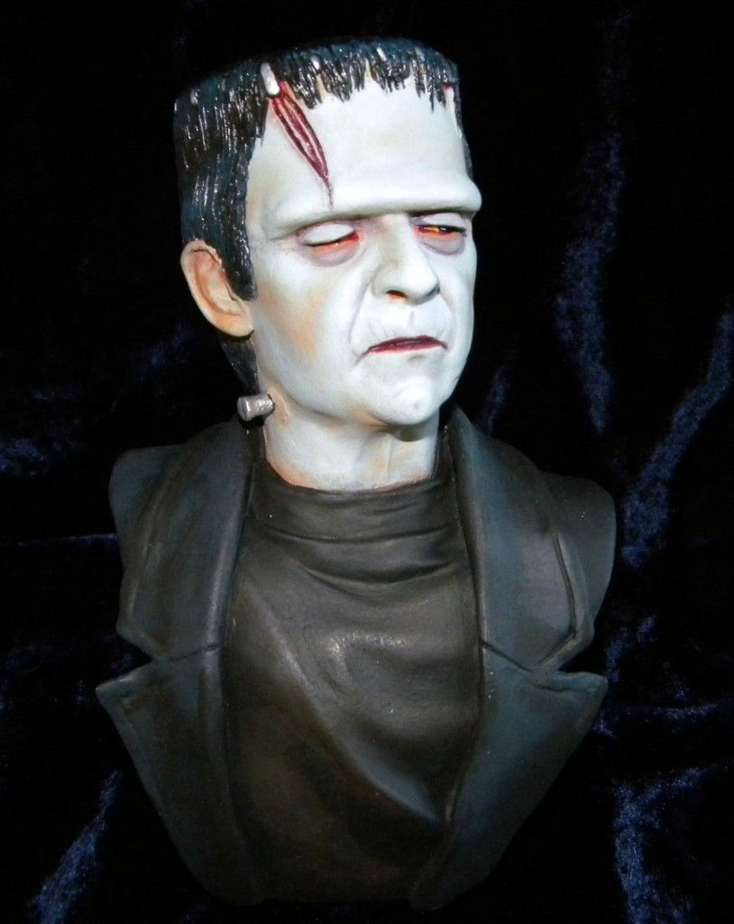 FRANKENSTEIN resin monster bust of BELA LUGOSI FRANKENSTEIN MEETS THE