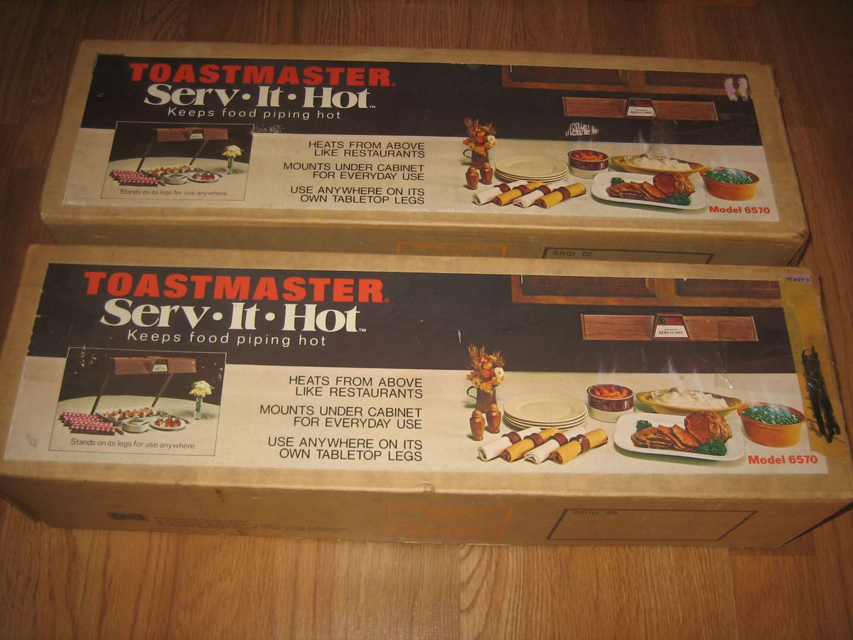  Toastmaster Serve It Hot Food Warmer Heat Lamp Buffet New