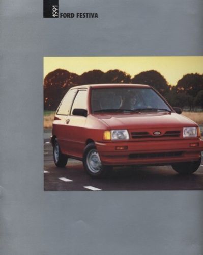 1991 Ford Festiva Sales Brochure Book Catalog