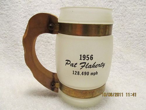 Indy 500 Mug Pat Flaherty Siesta Ware 1956 ZINK Special