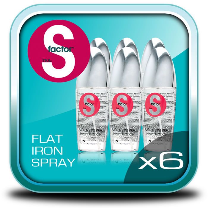 TIGI s Factor Flat Iron Shine Spray 125ml 6 Pack Tracked UK Delivery