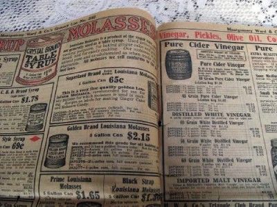 1913 Montgomery Ward Co Grocery Bargain Catalog Chicago