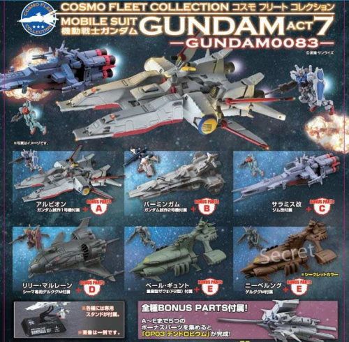 MegaHouse Gundam Fleet 7#1 Albion + RX 78 GP01 Gundam MH003A