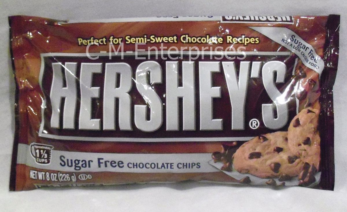 Hersheys Sugar Free Chocolate Chips 8 Oz