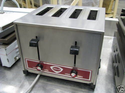  Wells Toaster 4 Slice Pop Up T4C15A