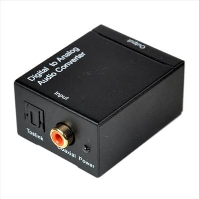 Nuevo Convertidor digital de audio analógico coaxial óptico Toslink