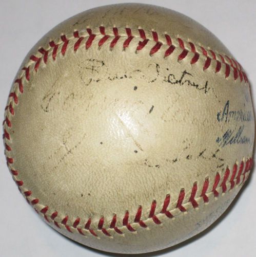 Jimmie Foxx 1935 Athletics Team Autograph Baseball JSA LOA Auto BB