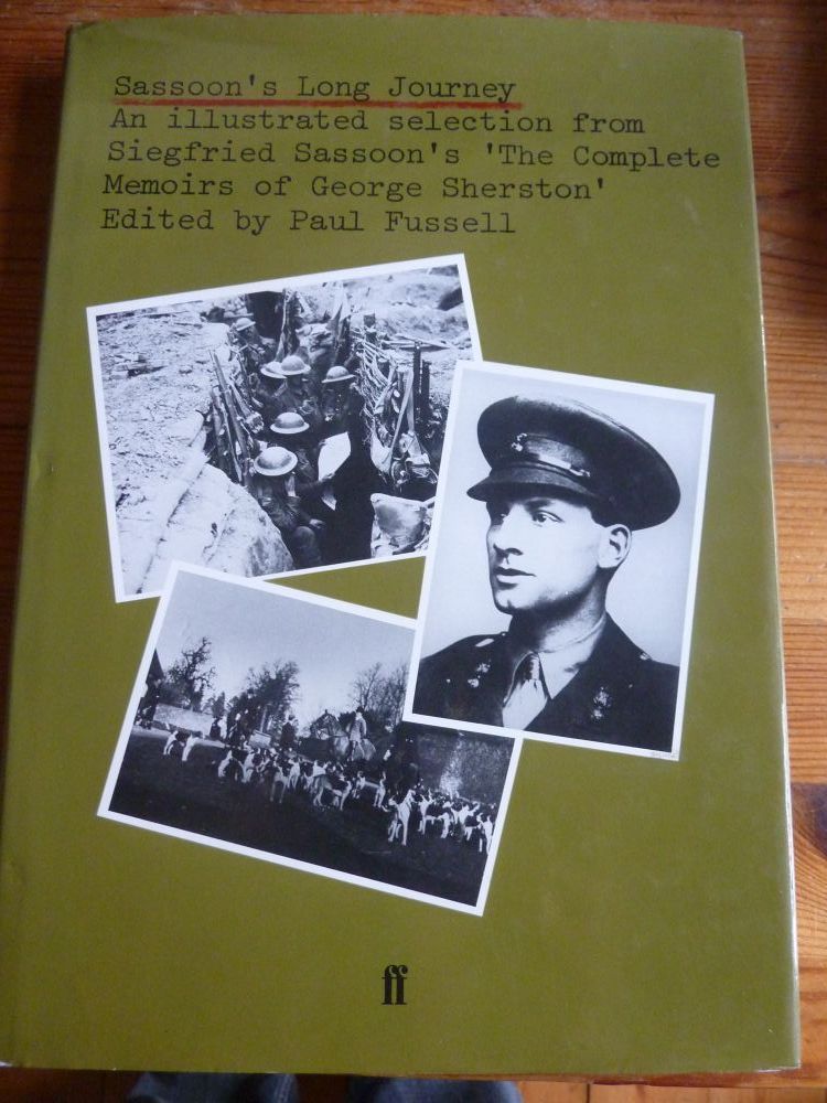 WW1 Sassoons Long Journey Paul Fussell Hardback 1983