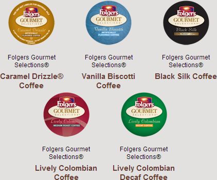 New Keurig Folgers Lively Colombian Caramel Black Silk Variety K Cups