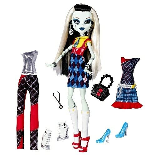 Monster High Exclusive Frankie Stein I Love Fashion Doll and 3 Outfit